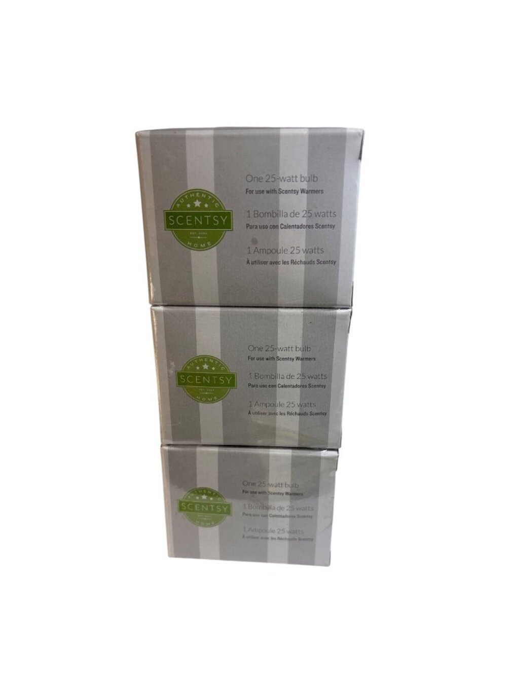 Scentsy 25 Watt Bulb For Authentic Scentsy Warmers Set Of 3